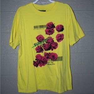 F21 rose graphic tshirt